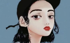 网红吃瓜头像插画女生,揭秘网络红人的时尚潮流与个性魅力
