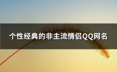 经典qq网名,穿越时光的个性印记